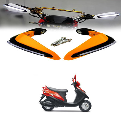 XZRTZ Handguard Handlebar Protector Handguard Turn Orange ForFlyte Bike Crash Guard(Mahindra)
