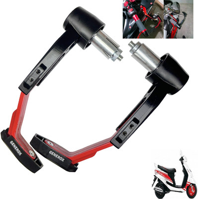 Generox Handle Protector Lever Guard for All Bike REDnBLACK470 Bike Crash Guard(Mahindra)