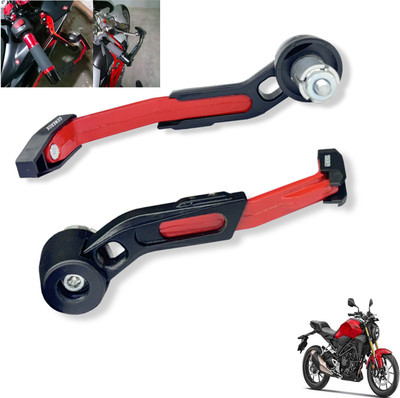 Generox CNC Aluminium Lever Guard Red For CB300R Bike Crash Guard(Honda)
