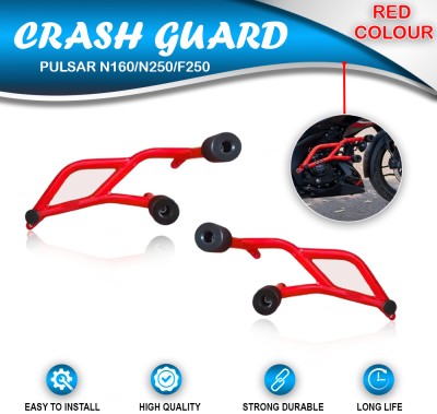 ASRYD Bajaj Pulsar N160/F250/N250 Crash Protection Engine Guard Red Bike Crash Guard(Bajaj)