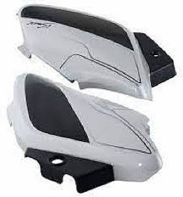 TAWAR ENTREPRISE Side Panel For I Smart (silver/black) Bike Crash Guard(Hero)