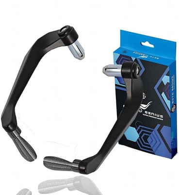 eXarioGadget Adjustable Aluminium CNC Brake Clutch Lever Protector Guard for Motorcycles Handlebar Hand Guard(Universal For Bike)