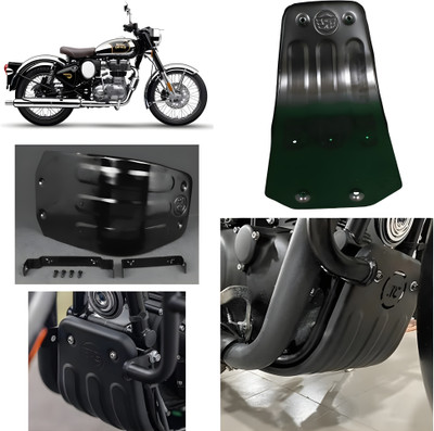 ZAMPONICS r.oyal e.nfield classic 350 reborn sump guard Bike Engine Guard(Royal Enfield)