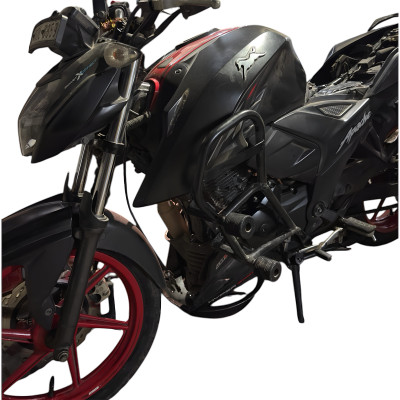 Tufkote SUPER QUALIT.Y WITH PROPER FITTING APACHE 4V BS6 RTR160,180CRASH GUARD 4SLIDER(TVS)