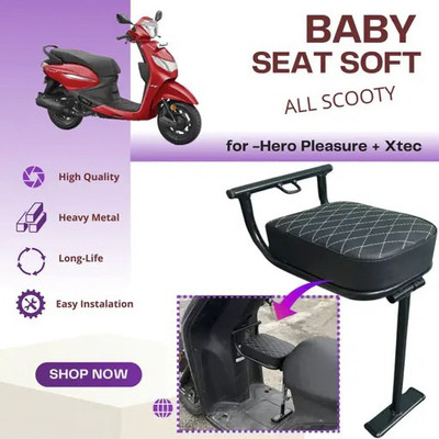 AMB (Foldable) Activa/Jupiter/Aviator/Dio/Mastro baby seat Comfortable for Kids Bike Single Bike Seat Cover For Honda Activa