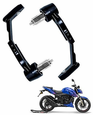MODAROCK Motorcycle Brake Clutch Lever Guard Handlebar Protectors TVS Apache RTR 200 4V Handlebar Hand Guard(Universal For Bike)