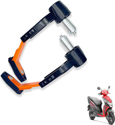 Shopland Clutch Handle Protector Lever Guard For All Bike Orange_LG487 Bike Crash Guard(Honda)