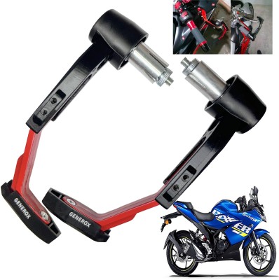 Generox Handle Protector Lever Guard for All Bike REDnBLACK_326 Bike Crash Guard(Suzuki)