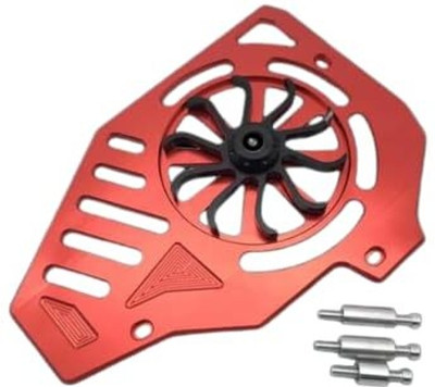 PGX Auto Accessories Motorcycles Radiator Guard Water Grille Grill Cover(Red) Bike Radiator Guard(Yamaha)