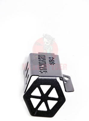 KILLERRYDER Heavy Metal Standard 350 Rear Oil Cover – Premium Quality Steel Enhance Bike Crash Guard(Royal Enfield)