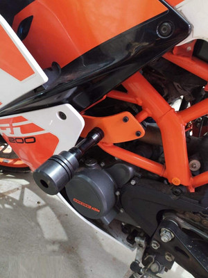 SGTB KTM RC Frame Protectors 125 200 390 Crash Guards Sliders(KTM)