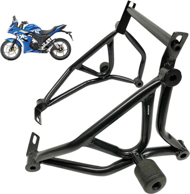 OZANGO Bike Metal Leg guard / Crash Guard With Frame Slider for Gixxer SF Fi(Suzuki)