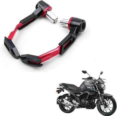 ROYAL AUTO MART RED CNC Adjustable Lever Protector Guard for universal for Bike_183 Handlebar Hand Guard(Yamaha)