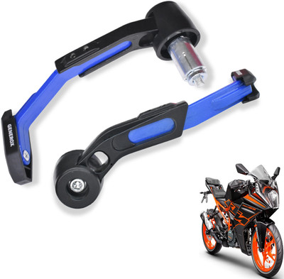 Generox Adjustable CNC Lever Guard for All Bike BlueLG303 Bike Crash Guard(KTM)