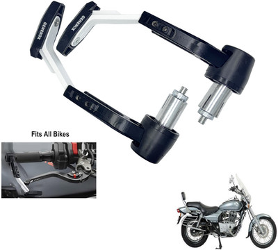 Generox Handle Clutch Lever Protector Guard for All Bike_White028 Bike Crash Guard(Bajaj)