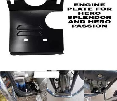 SRPHERE ENGINE PLATE SAFETY PLATE FOR HERO BIKES Bike Engine Guard(Hero)