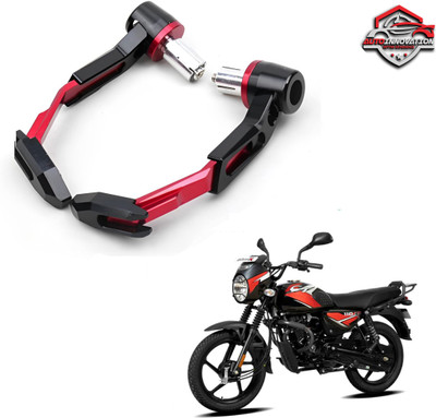 Autoinnovation RED CNC Adjustable Lever Protector Guard for universal for Bike_01 Handlebar Hand Guard(Bajaj)