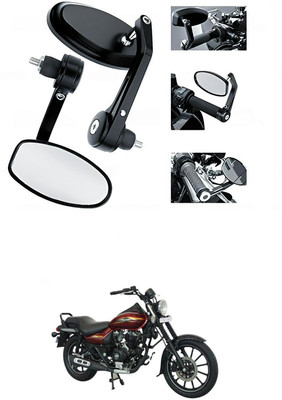 LOVMOTO Manual Dual Mirror For Bajaj Avenger 220 DTS-i(Exterior)