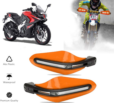 AUTO PEARL Orange Protector Proguard Pro Brake Clutch Lever Protector Guard Bike Crash Guard(Bajaj)