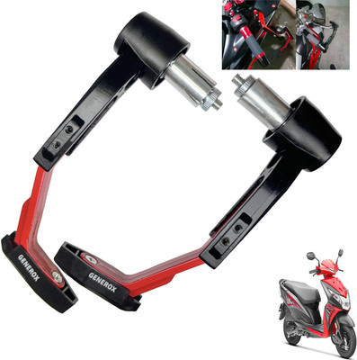 Generox Handle Protector Lever Guard for All Bike REDnBLACK_LG487 Bike Crash Guard(Honda)