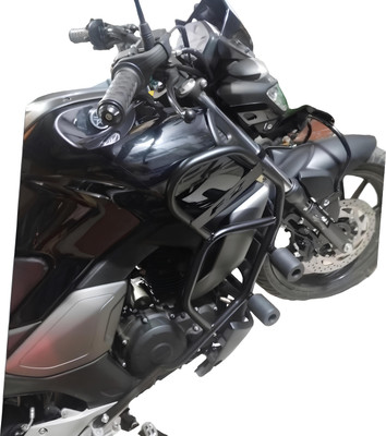 RS ACESSORIES HUB Heavy Quality Metal Crash Guard with Slider Compatible for FZV3.V4.S(Yamaha)