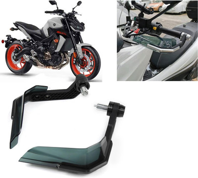 AUTO PEARL Hand Guard Protector Windshield for All Bikes_515 Handlebar Hand Guard(Yamaha)