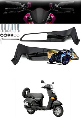 GONAMA Manual Blind Spot Mirror For Bajaj Pulsar 150 DTS-i(Center)