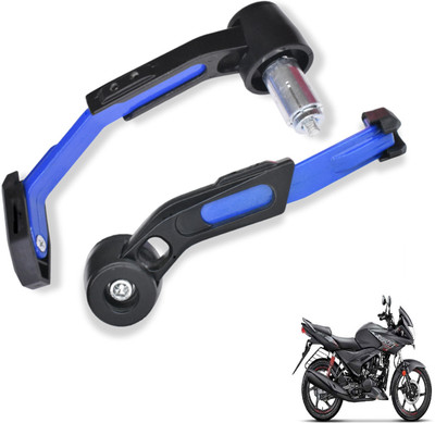 Shopland Adjustable CNC Lever Guard for All Bike LG_Blue140 Bike Crash Guard(Hero)