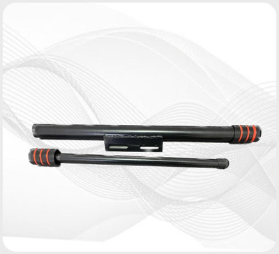 MK Mankrit J_Heavy Good Single Open Leg Guard Black 3 Red Layer Mid Heavy Strong Matreail Bike Crash Guard(Hero)