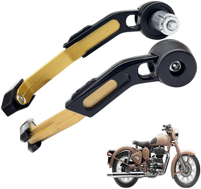 Generox CNC Brake Clutch Lever Guard For Classic 500 Bike Crash Guard(Royal Enfield)