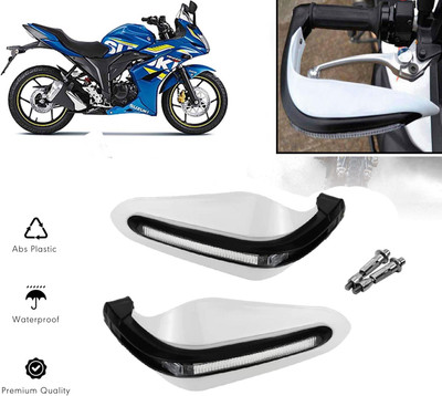 AUTO PEARL White Protector Proguard Pro Brake Clutch Lever Protector Guard Bike Crash Guard(Suzuki)