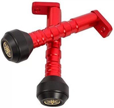 VermsBikers Frame Slider for Yamaha R15 V3 and MT 15 Bikes (Set of 2)RED Round Bike Crash Guard(Universal For Bike)