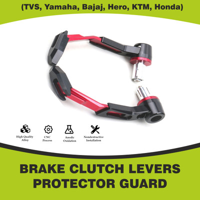 SHOWRIDE HEAVY QUALITY COMPATIBLE LEVER GURAD BIKE PROTECTOR GUARD UNIVERSAL Bike Crash Guard(Suzuki, TVS, Bajaj, KTM, Hero, Honda)