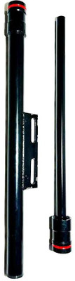 Huims Safety Single Rod Leg Guard Crash Guard Black Heavy for - All Hero Splendor(Hero)