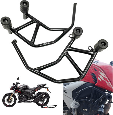 Dhe Best Bike Heavy metal Frame Slider Crash Guard Leg guard for TVS Apache RTR 200(TVS)