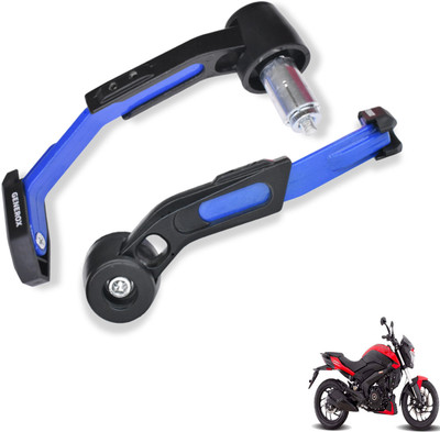 Generox Adjustable CNC Lever Guard for All Bike BlueLG334 Bike Crash Guard(Bajaj)