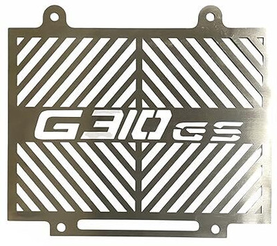 SGTB Heavy G310 GS Radiator Protector Grill Guard BMW Stainless Steel Buffed Bike Crash Guard