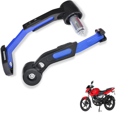 Generox Adjustable CNC Lever Guard for All Bike BlueLG182 Bike Crash Guard(Bajaj)