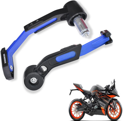 Generox Adjustable CNC Lever Guard for All Bike BlueLG207 Bike Crash Guard(KTM)