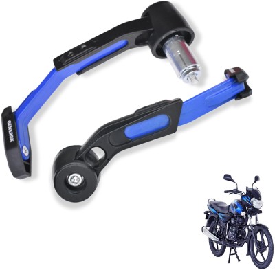 Generox Adjustable CNC Lever Guard for All Bike BlueLG073 Bike Crash Guard(Bajaj)