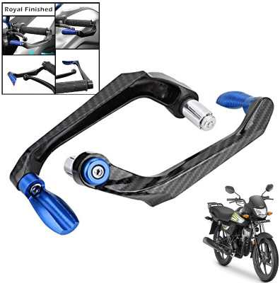 Generox Handlebar Brake Clutch Lever Hand Guard Protector GXcarbonLGBLUE055 Bike Crash Guard(Honda)