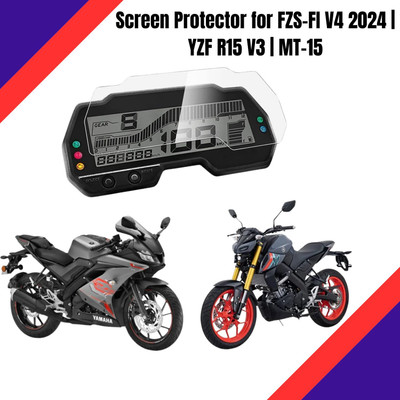 ENEMYT EXG6 Speedometer Screen Guard for YZF R15 V3 / MT-1 Bike Display Screen Guard(Yamaha)