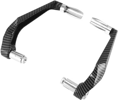 RACER'S EDGE CNC Carbon Handlebar Brake Clutch Lever Hand Guard Protector Handlebar Hand Guard(Universal For Bike, Yamaha, TVS, Bajaj, Honda, Hero, JAWA)