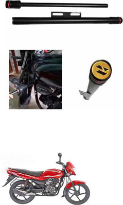 E-Shoppe NEW STYLISH HEAVY SINGLE ROD OPEN LEG GUARD FOR Platina 100 DTS-i Bike Crash Guard(Bajaj)