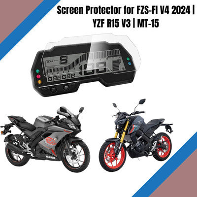 ENEMYT EXG9 Speedometer Screen Guard for YZF R15 V3 / MT-1 Bike Display Screen Guard(Yamaha)