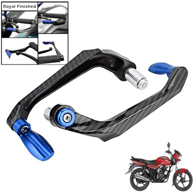 Generox Handlebar Brake Clutch Lever Hand Guard Protector GXcarbonLGBLUE075 Bike Crash Guard(Bajaj)