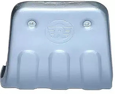 WHEETOYKART Silver Sump Guard Bash Plate Compatible with Reborn & Meteor 350 Bikes Bike Engine Guard(Royal Enfield)