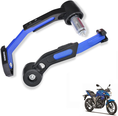 Generox Adjustable CNC Lever Guard for All Bike BlueLG118 Bike Crash Guard(Suzuki)