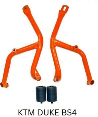 MOTO XSPEED Crash Guard with 2 Sliders for KTM Duke 200, Heavy Duty Metal(KTM)