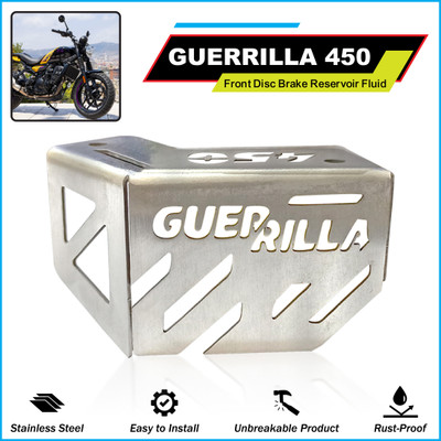 OBEROI'S TRADERS Guerrilla 450 Bike Front Disc Brake Fluid Reservoir Cap Cover Guard Protector Bike Crash Guard(Royal Enfield)